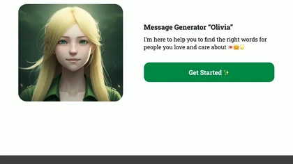 Message Generator Olivia